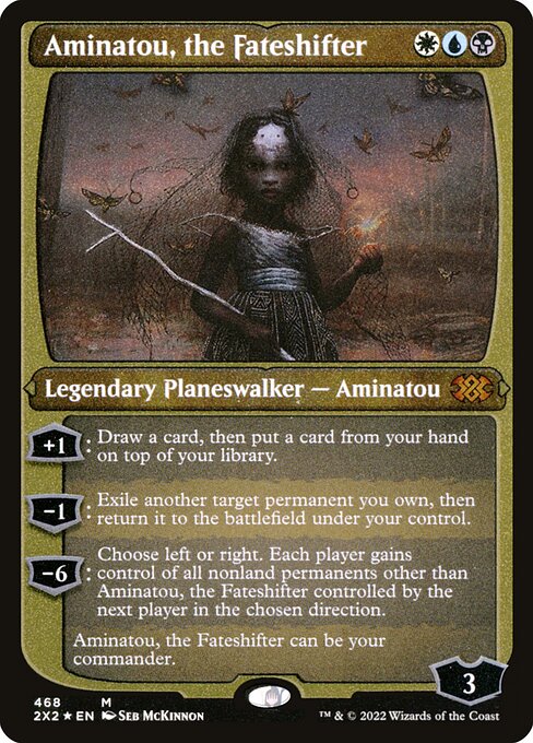 Aminatou, the Fateshifter - Etched