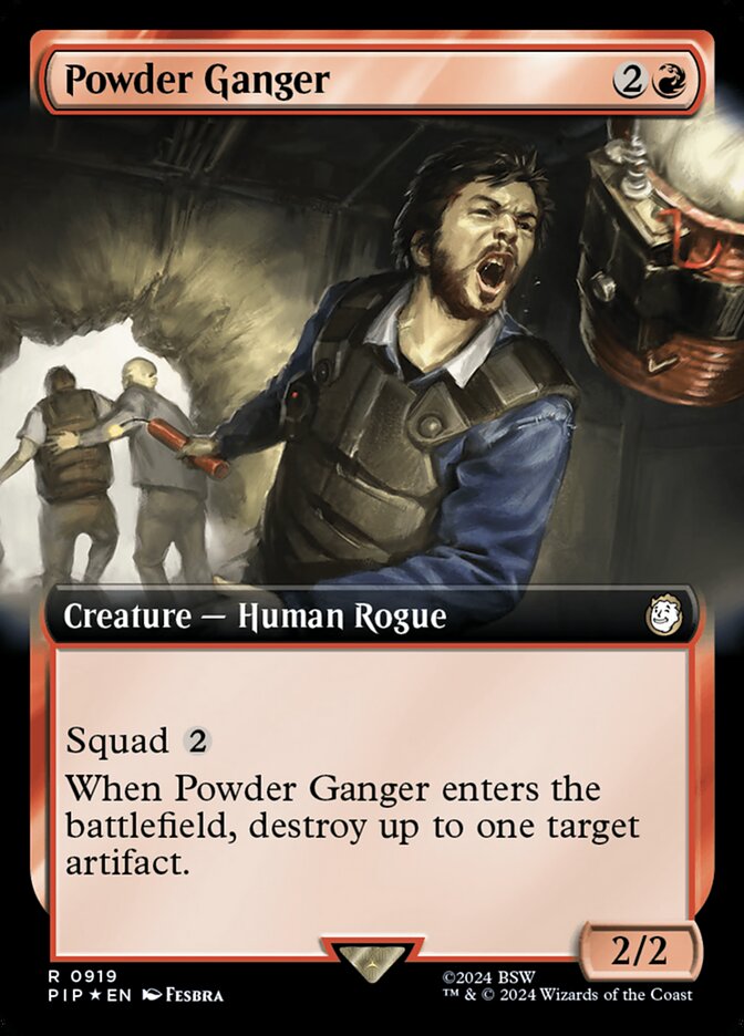 Powder Ganger (Extended Art - Surge Foil)