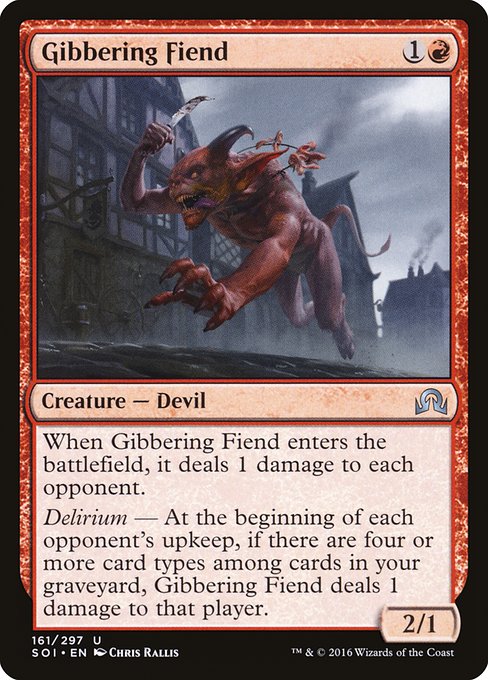 Gibbering Fiend - Nonfoil
