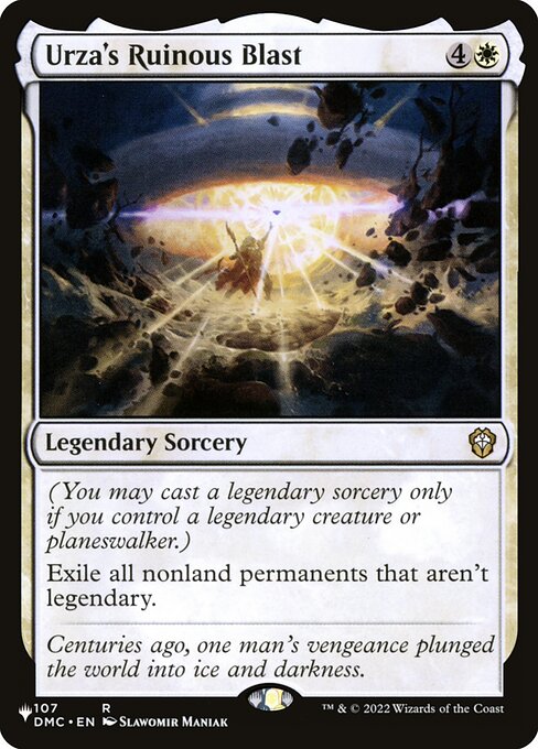 Urza's Ruinous Blast - Nonfoil