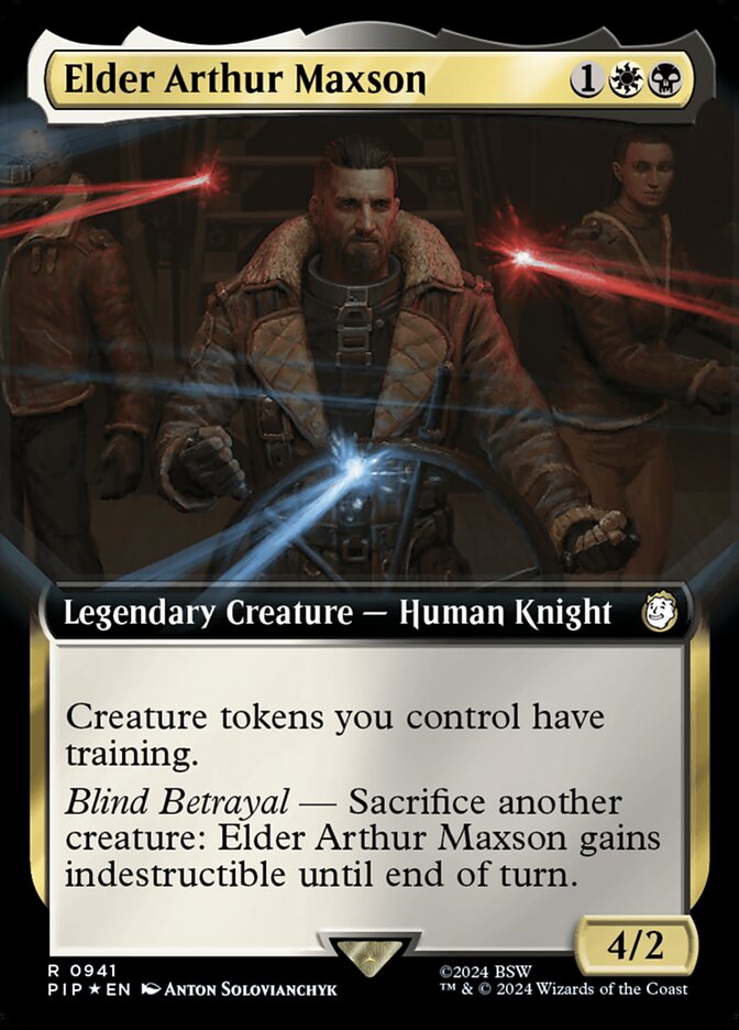 Elder Arthur Maxson (Extended Art - Surge Foil)