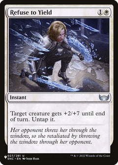 Refuse to Yield (SNC-27)