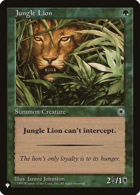 Jungle Lion - Nonfoil