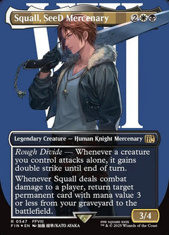 Squall, SeeD Mercenary (Borderless - Surge Foil)