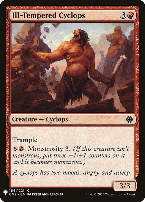 Ill-Tempered Cyclops - Nonfoil