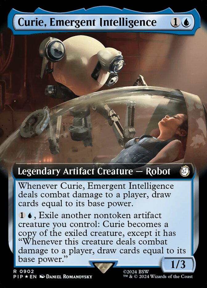 Curie, Emergent Intelligence (Extended Art - Surge Foil)