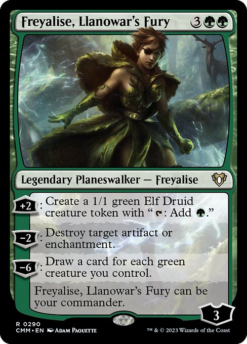 Freyalise, Llanowar's Fury - Nonfoil