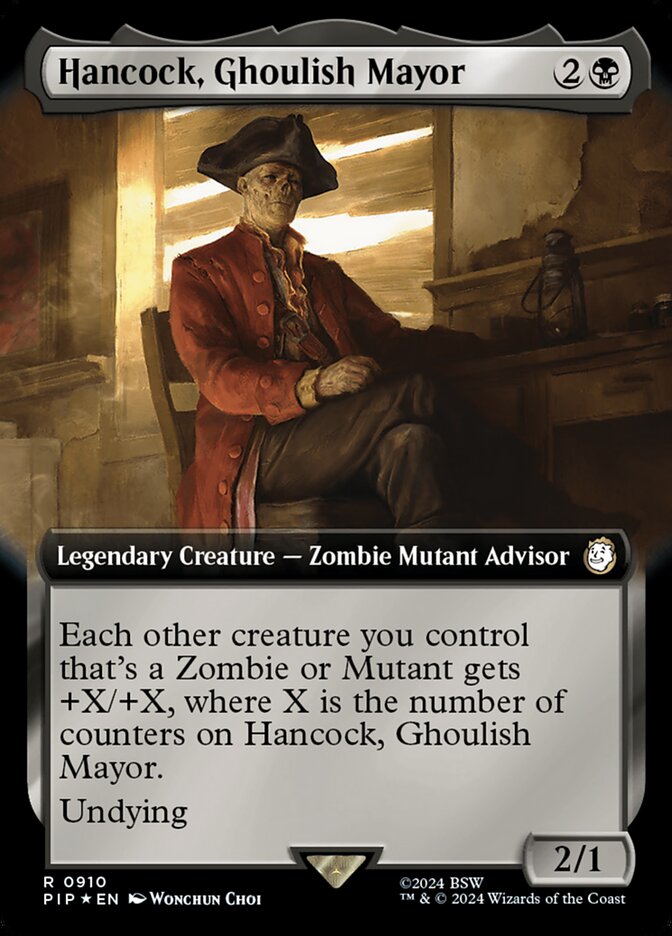Hancock, Ghoulish Mayor (Extended Art - Surge Foil)