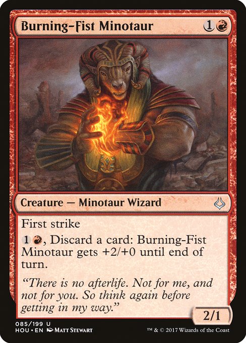 Burning-Fist Minotaur - Nonfoil