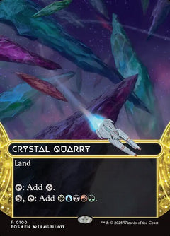 Crystal Quarry (Borderless - Galaxy Foil)