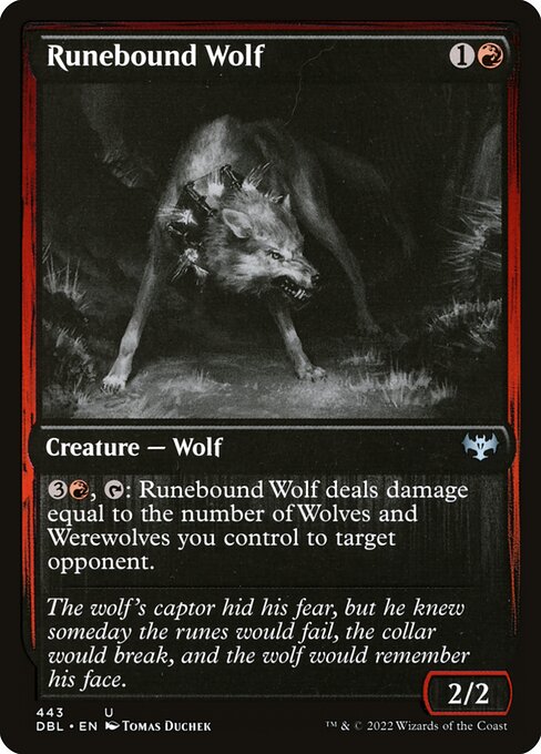 Runebound Wolf - Nonfoil