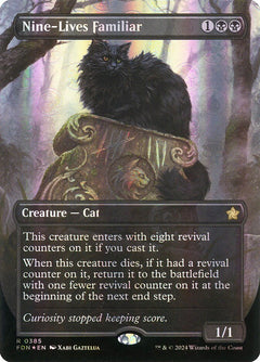 Nine-Lives Familiar (Borderless - Mana Foil)