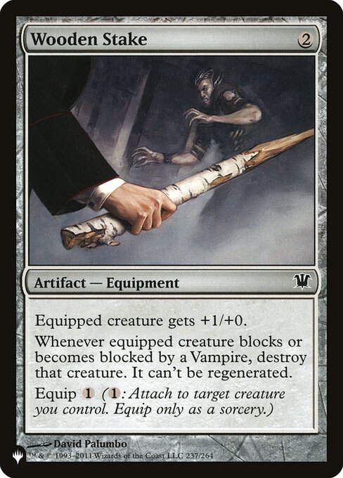 Wooden Stake - Nonfoil