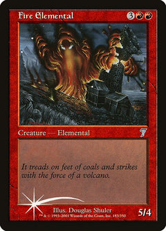 Fire Elemental (Foil Variant)