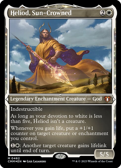 Heliod, Sun-Crowned - Etched