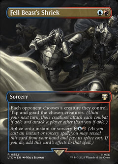 Fell Beast's Shriek (Borderless - Scene - Surge Foil)