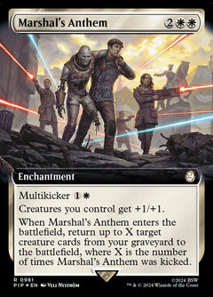 Marshal's Anthem (Extended Art - Surge Foil)