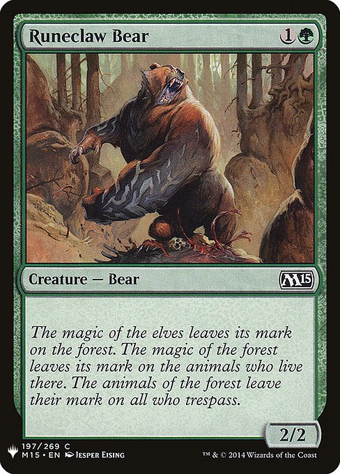Runeclaw Bear - Nonfoil
