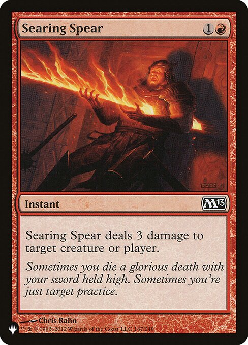 Searing Spear - Nonfoil