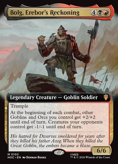 Bolg, Erebor's Reckoning