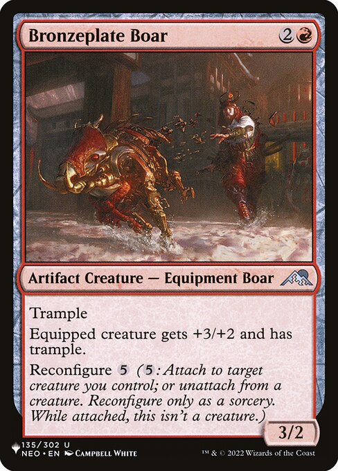 Bronzeplate Boar - Nonfoil
