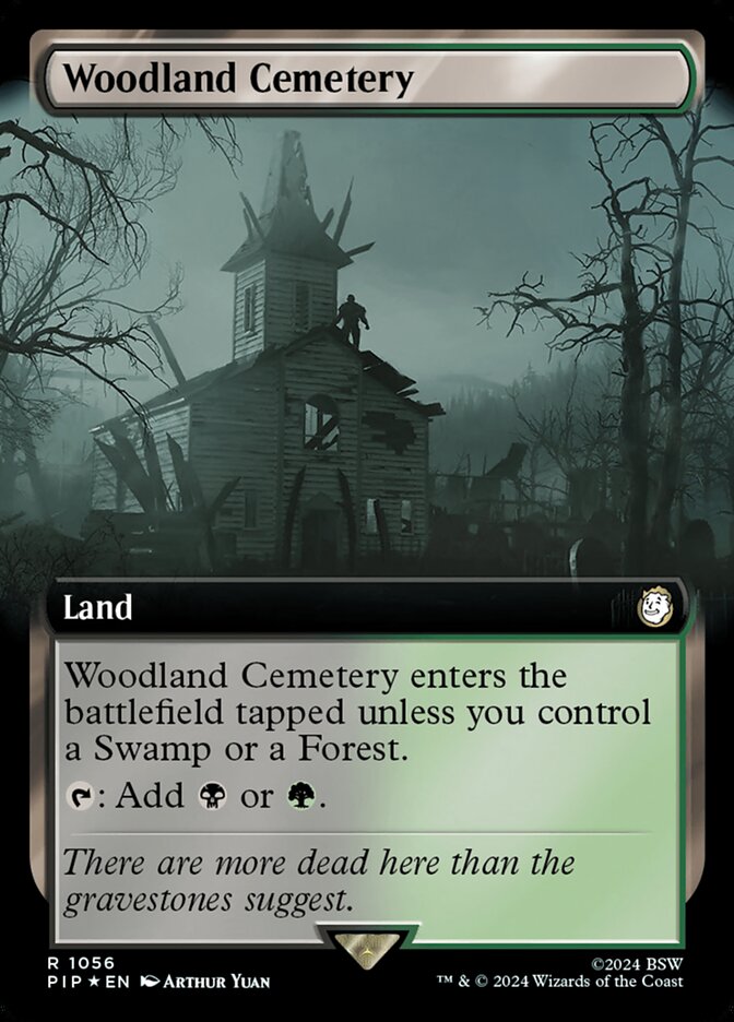 Woodland Cemetery (Extended Art - Surge Foil)