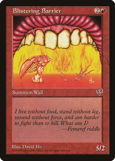Blistering Barrier - Nonfoil