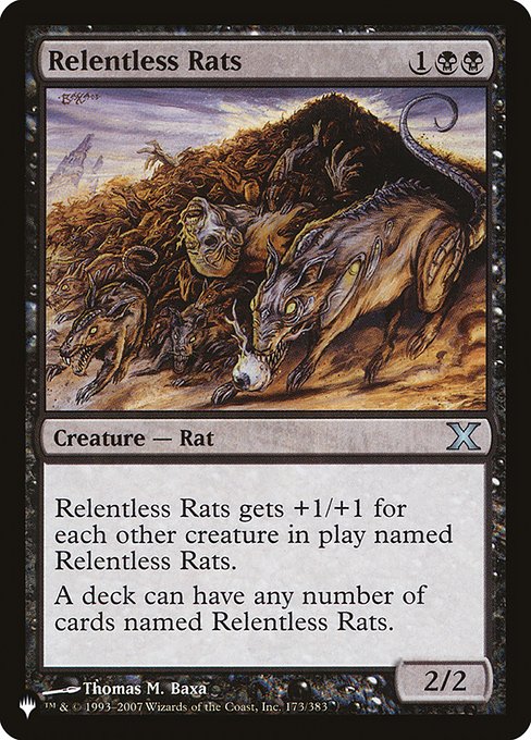 Relentless Rats - Nonfoil
