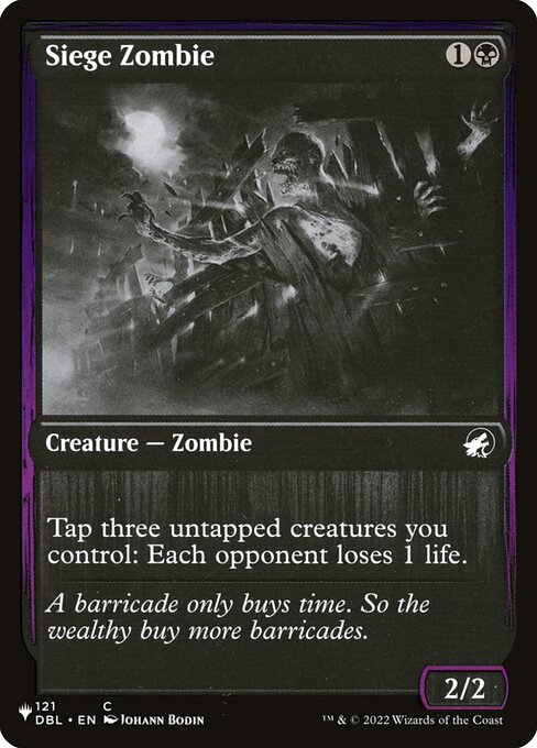Siege Zombie - Nonfoil