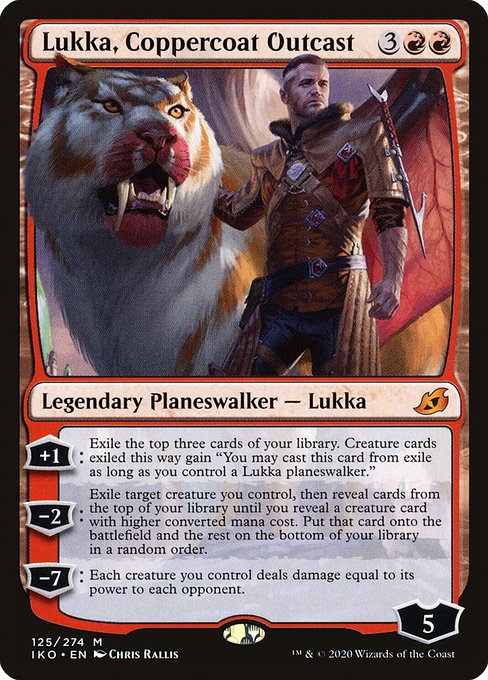 Lukka, Coppercoat Outcast - Nonfoil