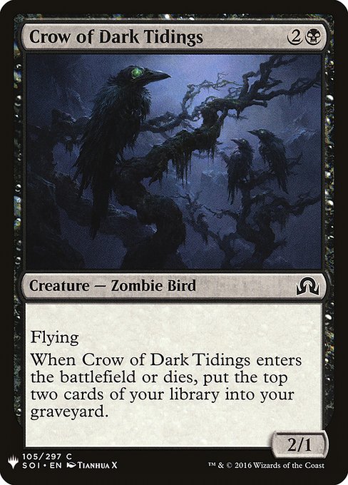 Crow of Dark Tidings - Nonfoil
