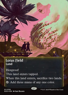 Lotus Field (Borderless - Poster Galaxy Foil)