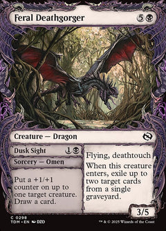 Feral Deathgorger // Dusk Sight (Draconic Showcase)