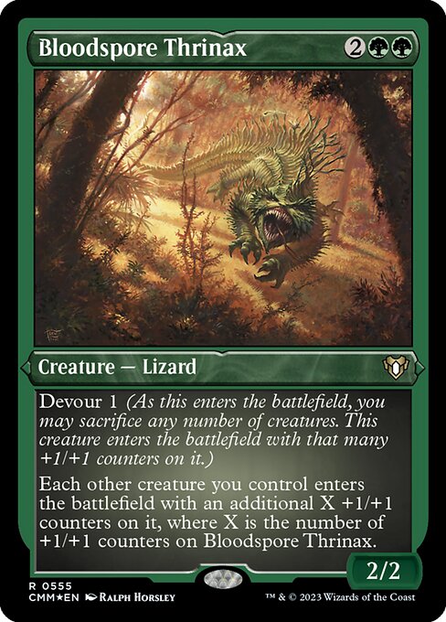 Bloodspore Thrinax - Etched