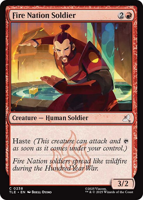 Fire Nation Soldier - Nonfoil