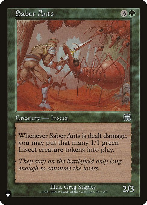 Saber Ants - Nonfoil