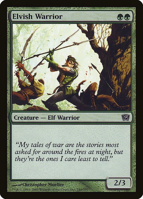 Elvish Warrior - Foil