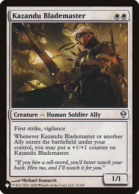 Kazandu Blademaster - Nonfoil