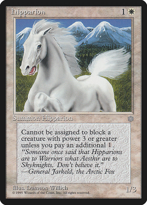 Hipparion - Nonfoil
