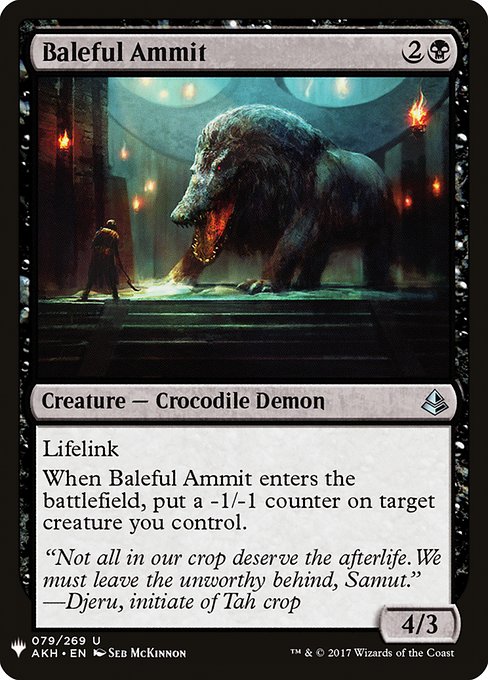 Baleful Ammit - Nonfoil