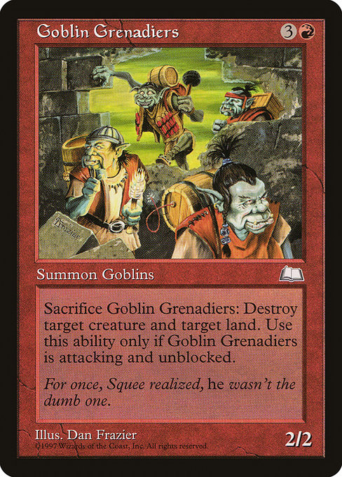 Goblin Grenadiers - Nonfoil