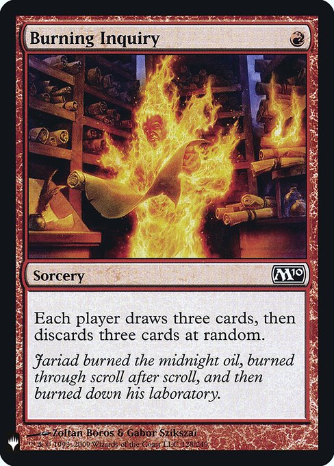 Burning Inquiry - Nonfoil