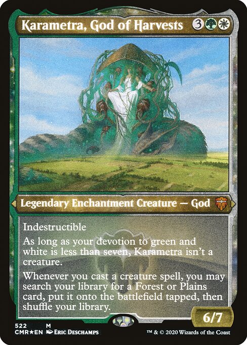 Karametra, God of Harvests - Etched