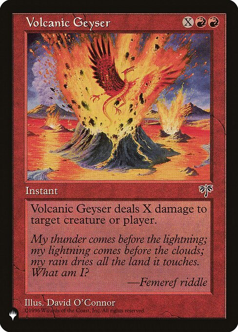 Volcanic Geyser - Nonfoil