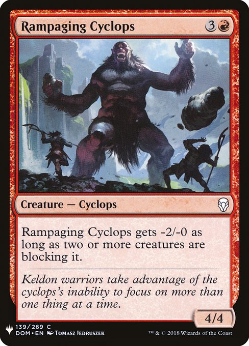 Rampaging Cyclops - Nonfoil