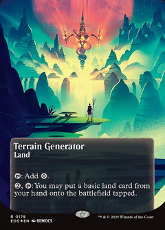 Terrain Generator (Borderless - Poster Galaxy Foil)