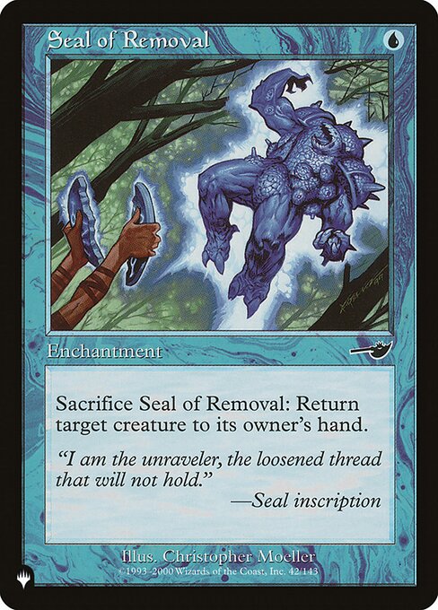 Seal of Removal - Nonfoil