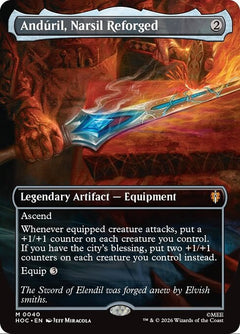 Andúril, Narsil Reforged (Classic Artist Borderless)