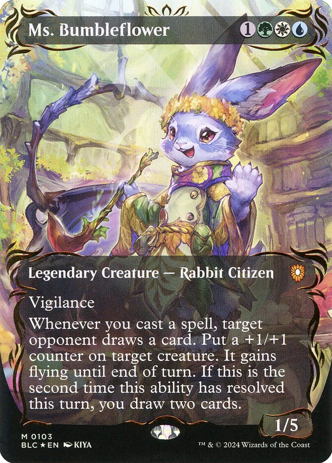 Ms. Bumbleflower (Borderless - Raised Foil)