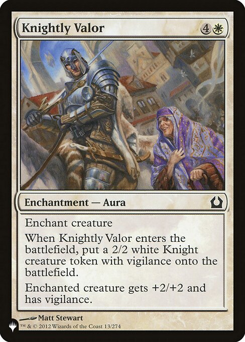 Knightly Valor - Nonfoil